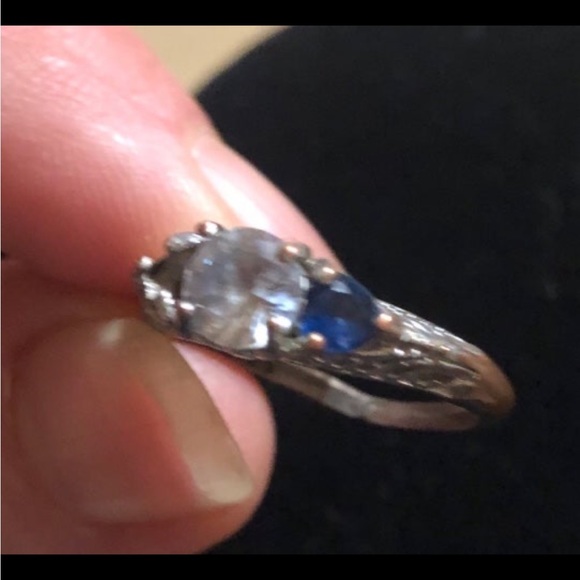 Sterling Silver vintage filigree ring - Picture 3 of 6